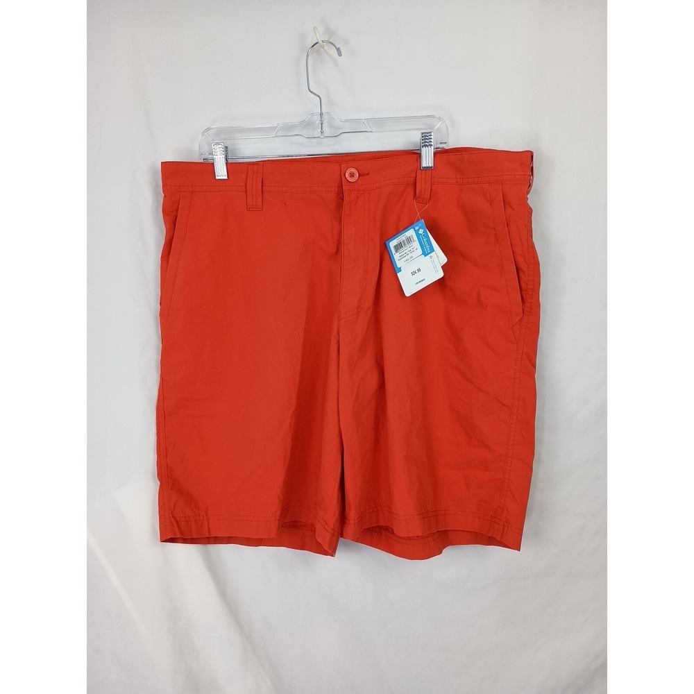 Columbia‎ Modern Classic Size 40 Mens Washed Out Shorts Orange